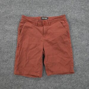 DUER Shorts Mens 30 Red Brown Live Free Journey Stretch Performance Work Wear